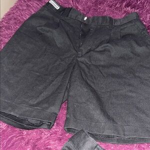 Black girl’s uniform shorts 2 pairs